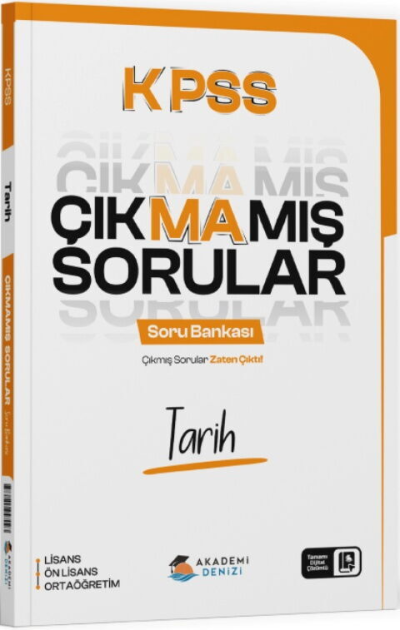 KPSS Tarih Çıkmamış Sorular Soru Bankası Akademi Denizi FotokoPink