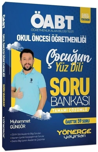 ÖABT Okul Öncesi Öğretmenliği Çocuğun Yüz Dili Soru Bankası Tamamı Çözümlü Yönerge Yayınları FotokoPink