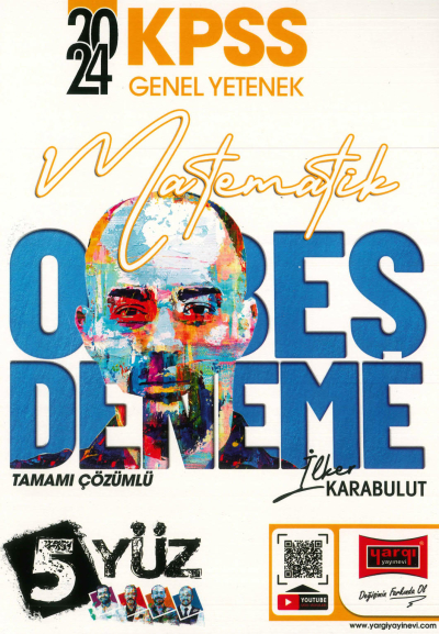 MATEMATİK 15 DENEME TAMAMI ÇÖZÜMLÜ (5 YÜZ SERİSİ) FotokoPink