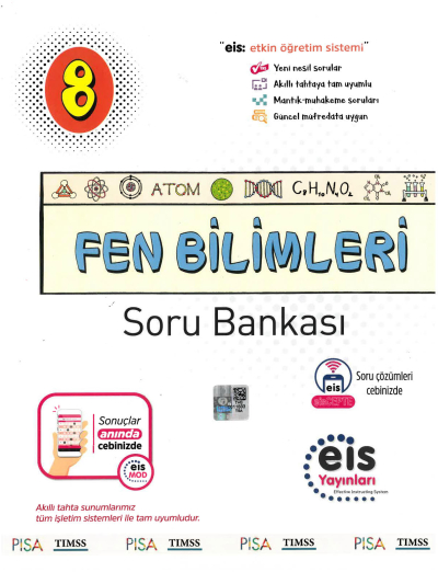 8. Sınıf Fen Bilimleri Soru Bankası EİS Yayınları