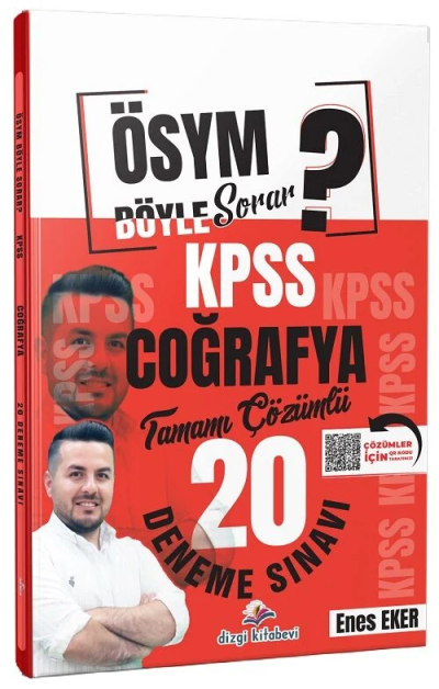 KPSS Coğrafya ÖSYM Böyle Sorar 20 Deneme Çözümlü Dizgi Kitap Yayınları FotokoPink