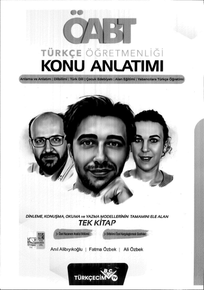 ÖABT TÜRKÇE KONU ANLATIMI TEK KİTAP