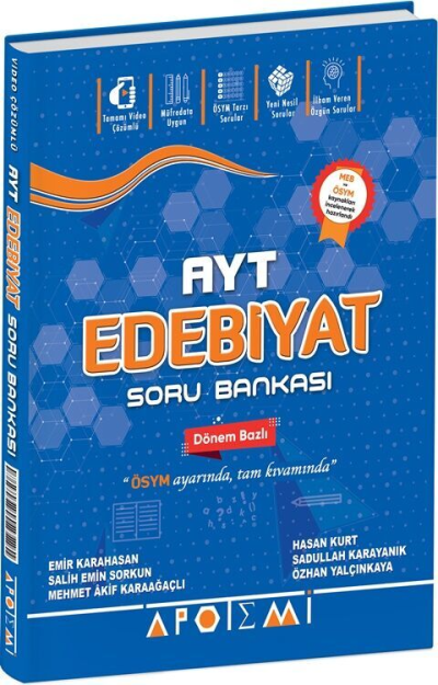 AYT Edebiyat Soru Bankası Apotemi Yayınları FotokoPink