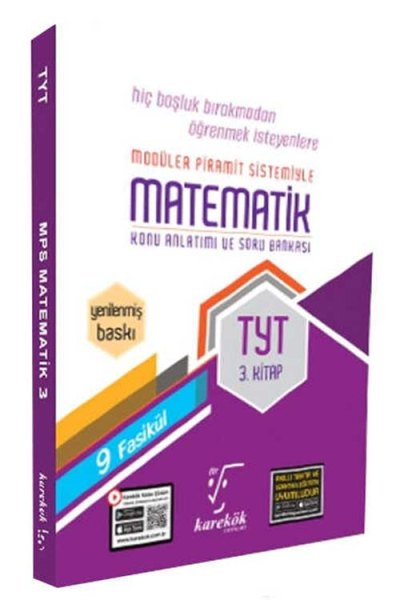 TYT Matematik 3.Kitap MPS Konu Anlatım ve Soru Bankası FotokoPink