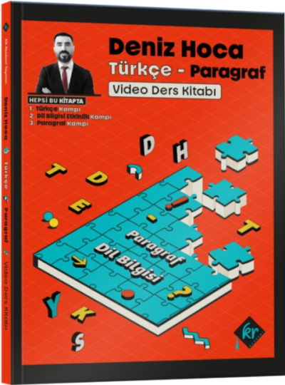 Deniz Hoca Tüm Sınavlar İçin Türkçe Video Ders Kitabı KR Akademi Yayınları FotokoPink