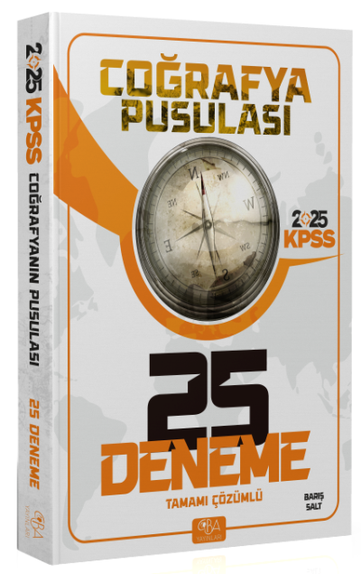 2025 KPSS Coğrafya Pusulası Tamamı Çözümlü 25 Deneme CBA Akademi FotokoPink