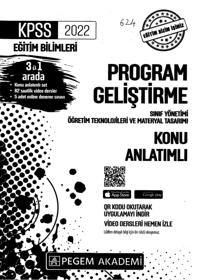 2022 KPSS Eğitim Bilimleri PROGRAM GELİŞTİRME KONU ANLATIM FotokoPink