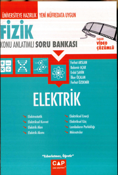 TYT-AYT FİZİK ELEKTRİK KONU ANLATIMLI SORU BANKASI FotokoPink