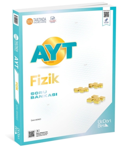 2027 AYT Fizik Soru Bankası Üç Dört Beş Yayınları FotokoPink