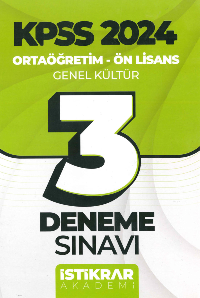 3 DENEME SINAVI (GENEL KÜLTÜR) FotokoPink