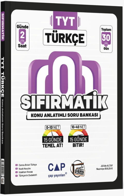 TYT Türkçe Sıfırmatik Konu Anlatımlı Soru Bankası Ders Platosu FotokoPink