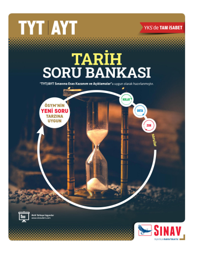 TYT AYT Tarih Soru Bankası Sınav Yayınları FotokoPink