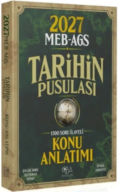 MEB-AGS Tarihin Pusulası Konu Anlatımı İsmail Adıgüzel CBA Yayınları FotokoPink