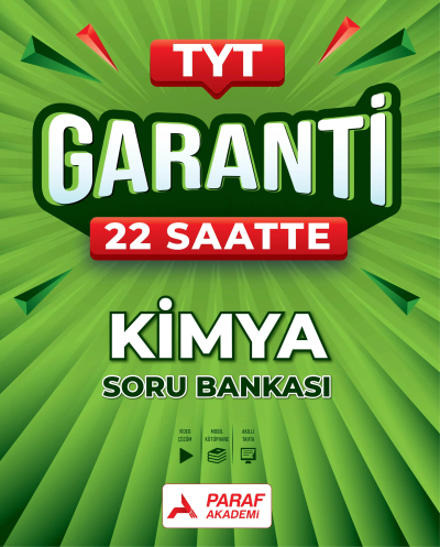 TYT Kimya Garanti 22 Saatte Soru Bankası Paraf Akademi FotokoPink