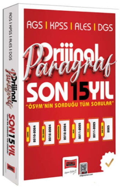 2026 KPSS AGS ALES DGS Orijinal Paragraf 15 Yıl Çıkmış Sorular Yargı Yayınları FotokoPink