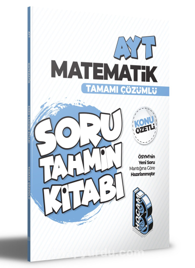 AYT Matematik Tamamı Çözümlü Soru Tahmin Kitabı FotokoPink