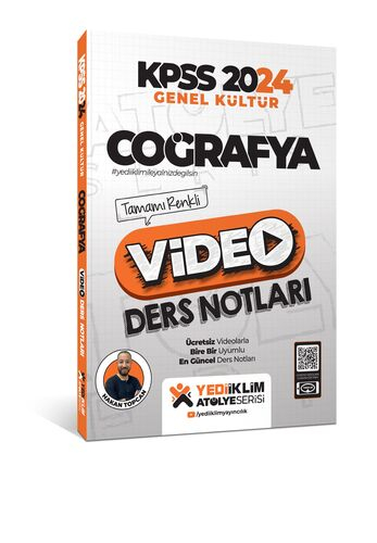 2024 KPSS Atölye Serisi Coğrafya Ders Notları FotokoPink