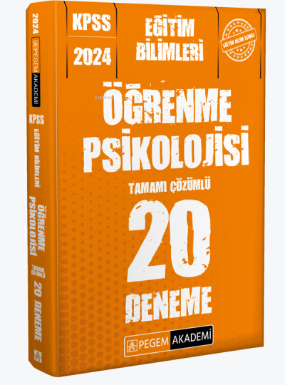 ÖĞRENME PSİKOLOJİSİ 20 DENEME TAMAMI ÇÖZÜMLÜ FotokoPink