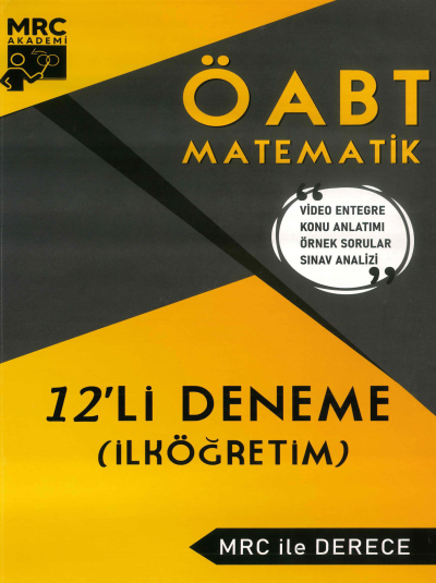 ÖABT İLKÖĞRETİM MATEMATİK 12'Lİ DENEME MRC İL DERECE FotokoPink
