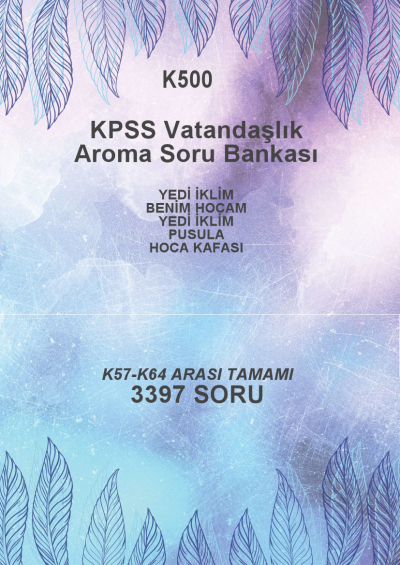 VATANDAŞLIK TAMAMI (K57-K64) --3397 SORU-- (K57-K64 YAYINLARI: YEDİ İKLİM - BENİM HOCAM - YEDİ İKLİM - PUSULA - HOCA KAFASI) FotokoPink