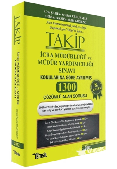 İCRA MÜDÜRLÜĞÜ VE MÜDÜR YARDIMCILIĞI SINAVI KONULARINA GÖRE AYRILMIŞ 1300 ÇÖZÜMLÜ ALAN SORUSU FotokoPink