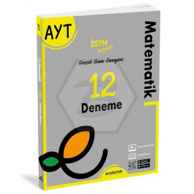 AYT Matematik 12 Deneme Endemik Yayınları