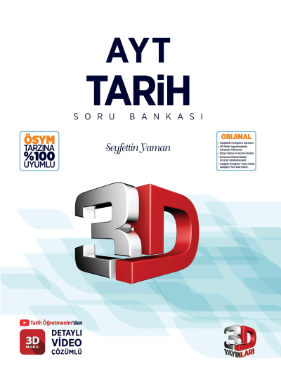 3D AYT TARİH SORU BANKASI FotokoPink