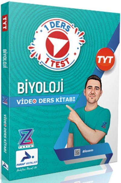 Biosem Paraf Z Takımı TYT Biyoloji Video Ders Anlatım Kitabı Prf Paraf Yayınları FotokoPink