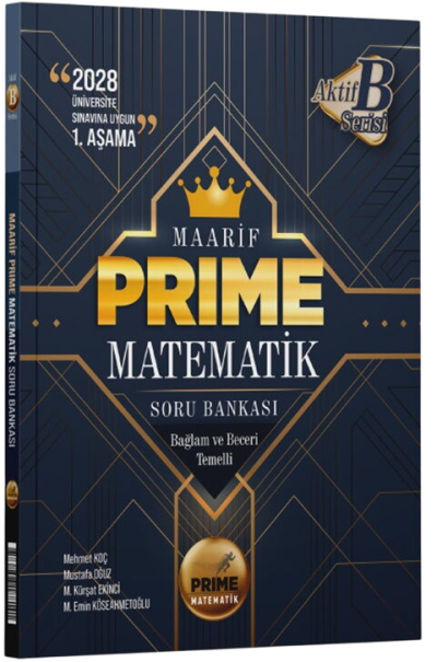 2028 TYT Maarif Prime Matematik Soru Bankası Aktif Öğrenme FotokoPink