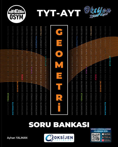 TYT-AYT Geometri Soru Bankası Oksijen Yayınları FotokoPink