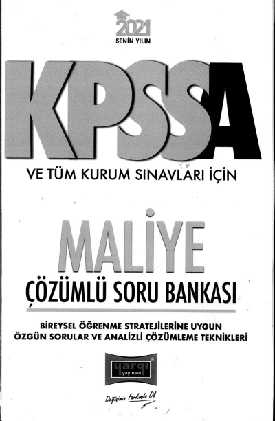 MALİYE ÇÖZÜMLÜ SORU BANKASI 2022 FotokoPink