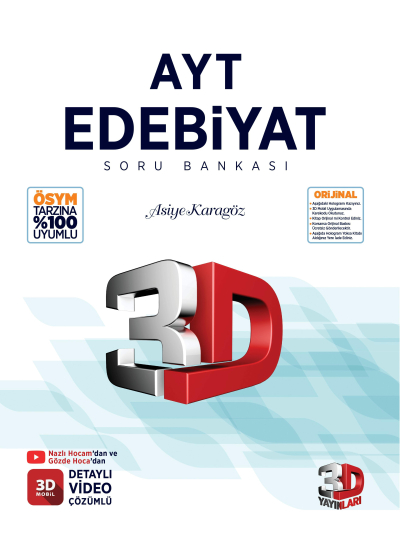 3D AYT EDEBİYAT SORU BANKASI FotokoPink