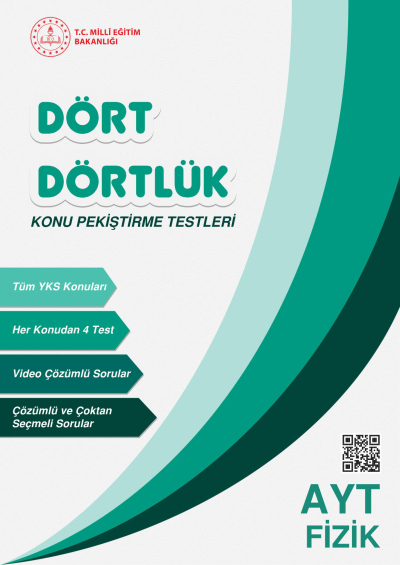 Dört Dörtlük Konu Pekiştirme Testleri AYT Fizik