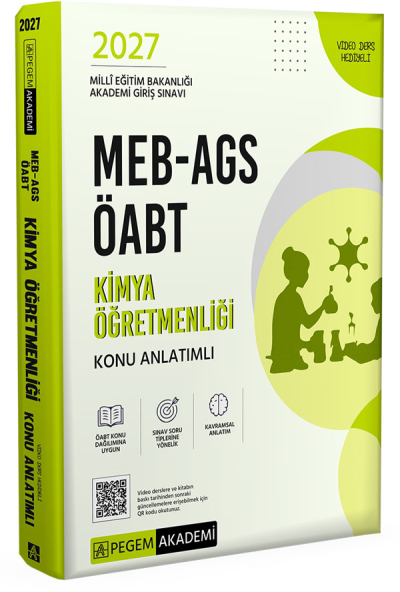 2027 ÖABT MEB-AGS Kimya Öğretmenliği Konu Anlatımlı Pegem Akademi Yayınları FotokoPink