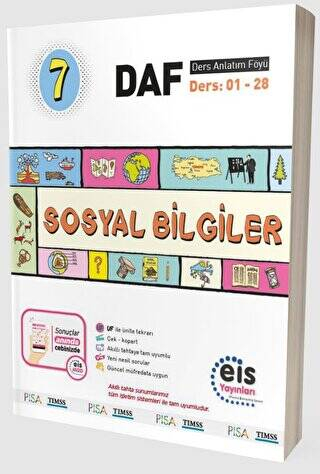 7. Sınıf Sosyal Bilgiler DAF Ders Anlatım Föyü Ders:01-28 Eis Yayınları FotokoPink