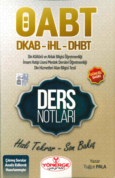 DKAB İHL DHBT DERS NOTLARI FotokoPink