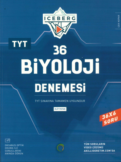 TYT Biyoloji Iceberg 36 Deneme Okyanus Yayınları