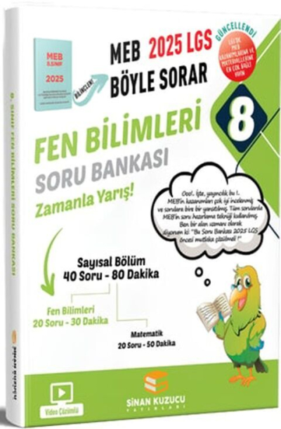 8. Sınıf LGS Fen Bilimleri Soru Bankası Sinan Kuzucu FotokoPink