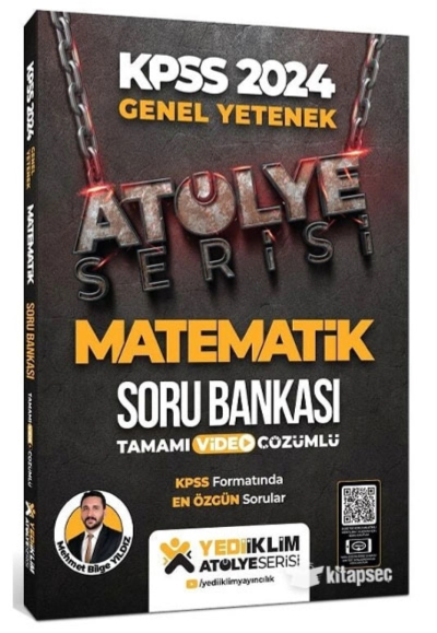 2024 KPSS Matematik Atölye Soru Bankası Çözümlü Yediiklim Yayınları FotokoPink