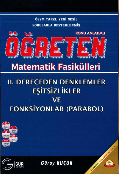 TYT-AYT ÖĞRETEN MATEMATİK 2. DERECEDEN DENKLEMLER EŞİTSİZLİKLER VE FONKSİYONLAR KONU ANLATIMLI
