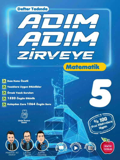 5. Sınıf Matematik Adım Adım Zirveye Newton Yayınları