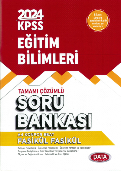 EĞİTİM BİLİMLERİ TAMAMI ÇÖZÜMLÜ SORU BANKASI TÜM DERSLER FotokoPink