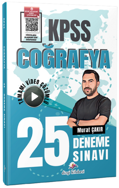 KPSS Coğrafya 25 Deneme Çözümlü Dizgi Kitap FotokoPink