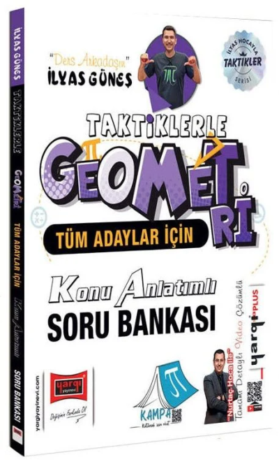 Tüm Adaylar İçin Taktiklerle Geometri Konu Anlatımlı Soru Bankası Yargı Yayınları İlyas Güneş FotokoPink