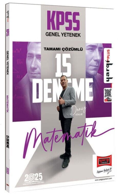 2025 KPSS Genel Yetenek Tamamı Çözümlü Matematik 15 Deneme Yargı Yayınları FotokoPink