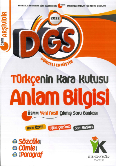 TÜRKÇE'NİN KARA KUTUSU ANLAM BİLGİSİ FotokoPink