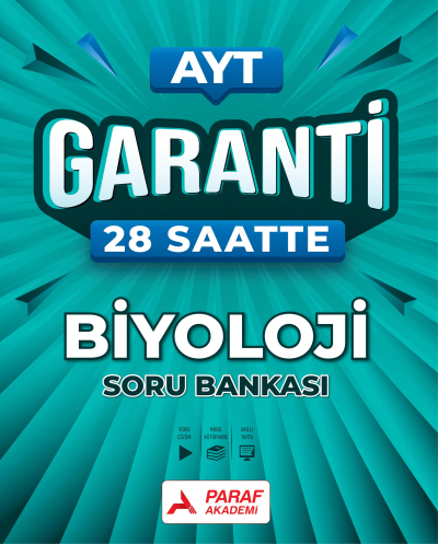 AYT Garanti 28 Saatte Biyoloji Soru Bankası Paraf Akademi FotokoPink