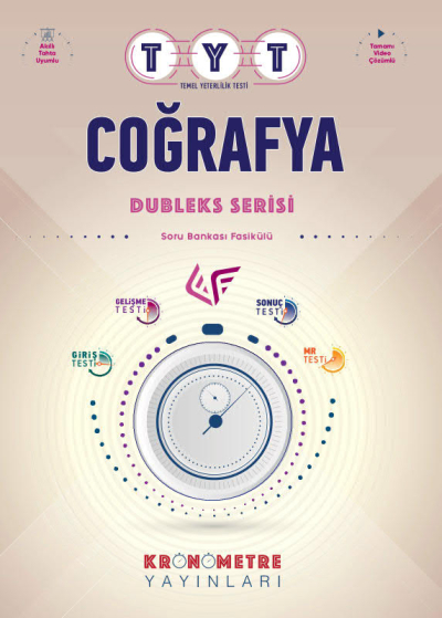 Tyt Coğrafya Dubleks Serisi Soru Bankası Fasikülü FotokoPink