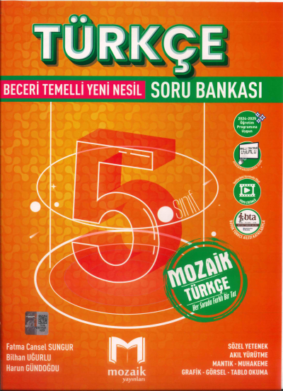 5. Sınıf Türkçe Soru Bankası Mozaik Yayınları FotokoPink