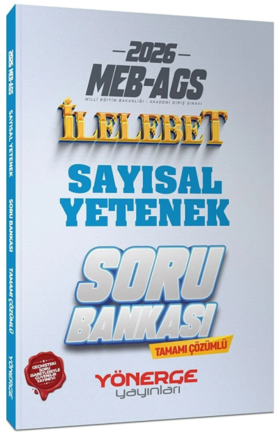 2026 MEB-AGS Sayısal Yetenek İlelebet Soru Bankası Çözümlü Alparslan Doymuş Yönerge Yayınları FotokoPink
